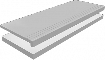 Клееные ступени из керамогранита толщиной от 13 до 20 мм